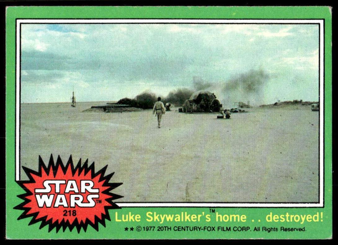 1977 Luke Skywalker #218