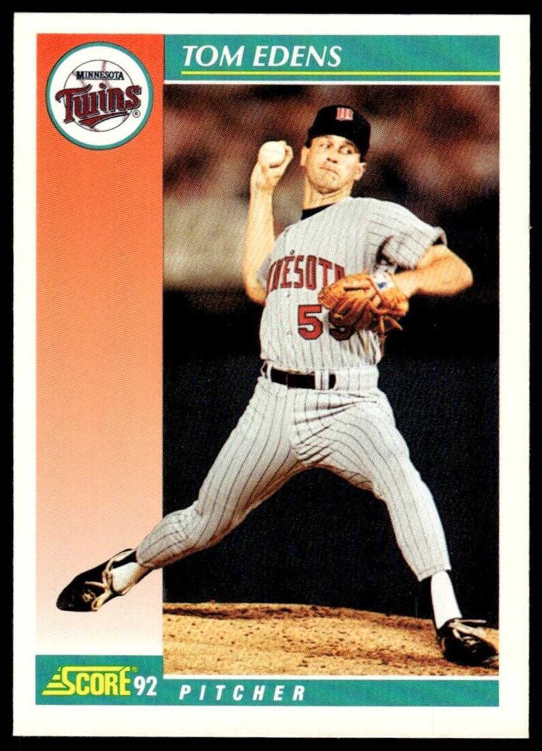 1992 Score Tom Edens #720 card