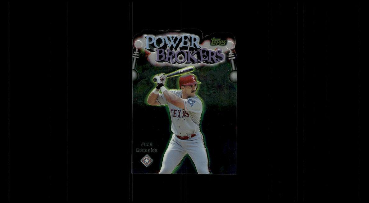 1999 Juan Gonzalez #PB5