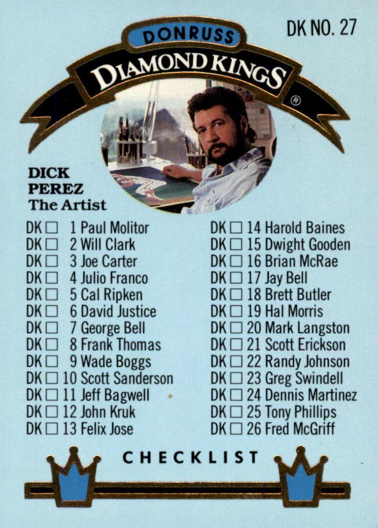 1992 Checklist #DK-27