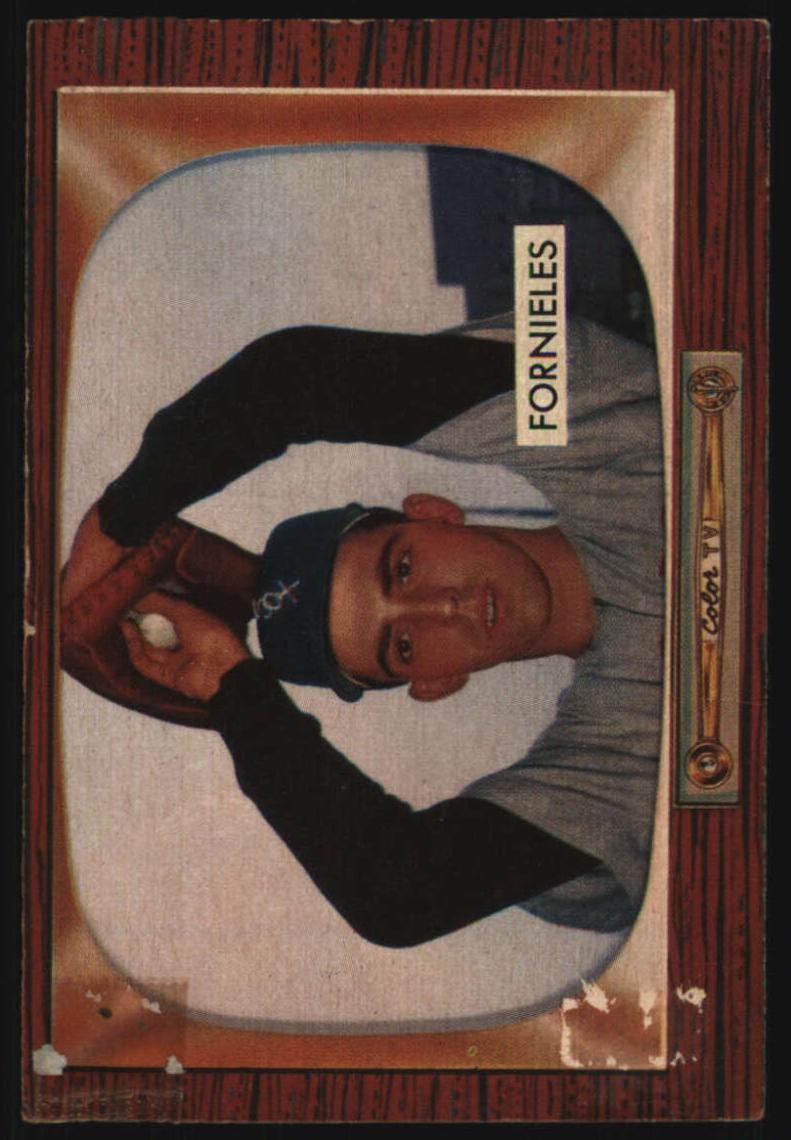 1955 Bowman Mike Fornieles #266 card