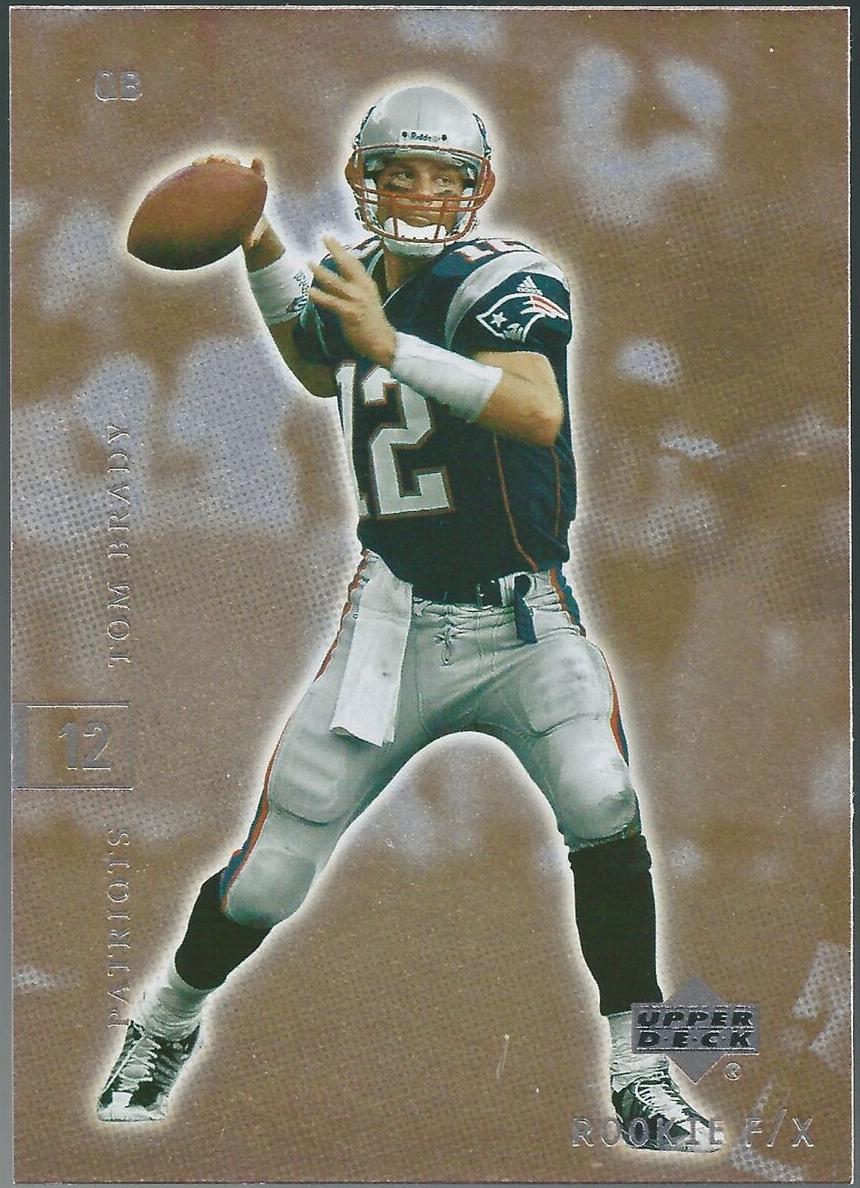 2001 Upper Deck Rookie #54 Tom Brady front