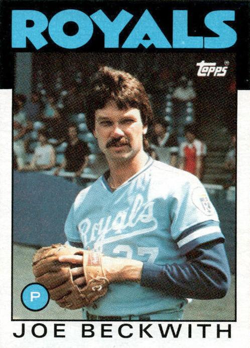 1986 Topps Joe Beckwith #562 card