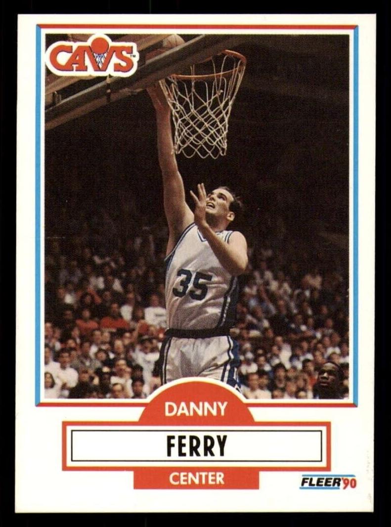 1990 Fleer Danny Ferry #33 card