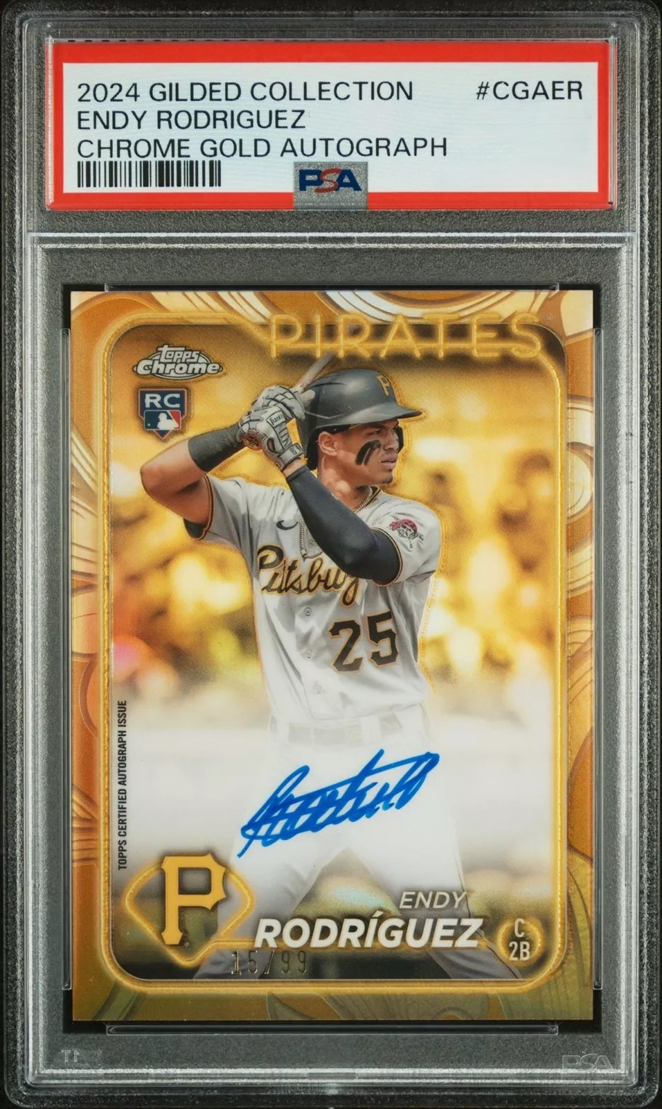 2024 Topps Gilded Collection Baseball Rose Gold Refractors Endy Rodriguez #CGA-ER