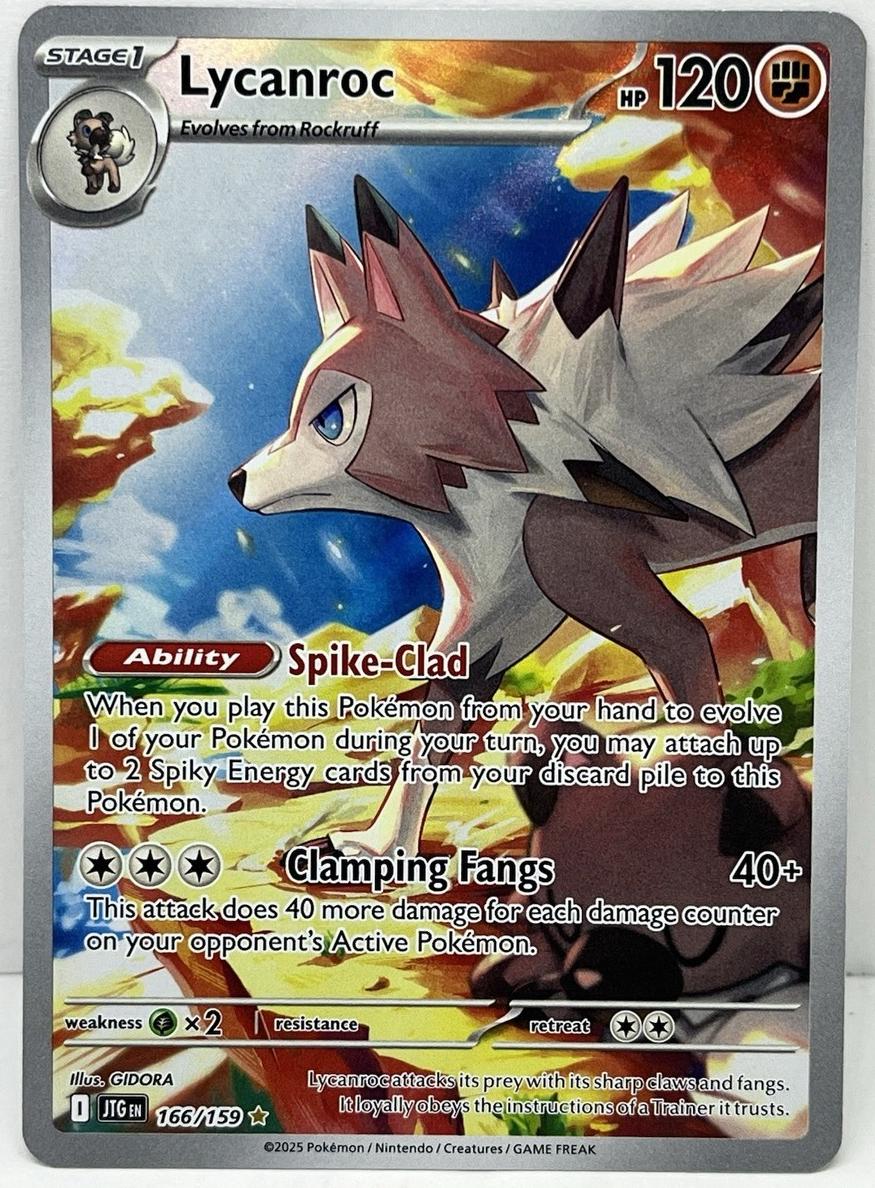 Lycanroc 2025 Pokemon Scarlet & Violet Journey Together