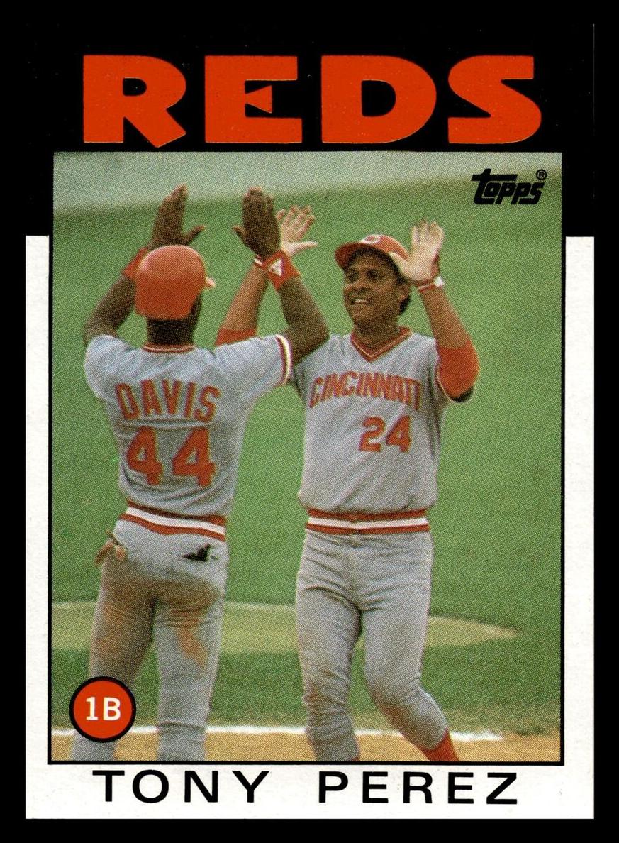 1986 Tony Perez / Eric Davis #85