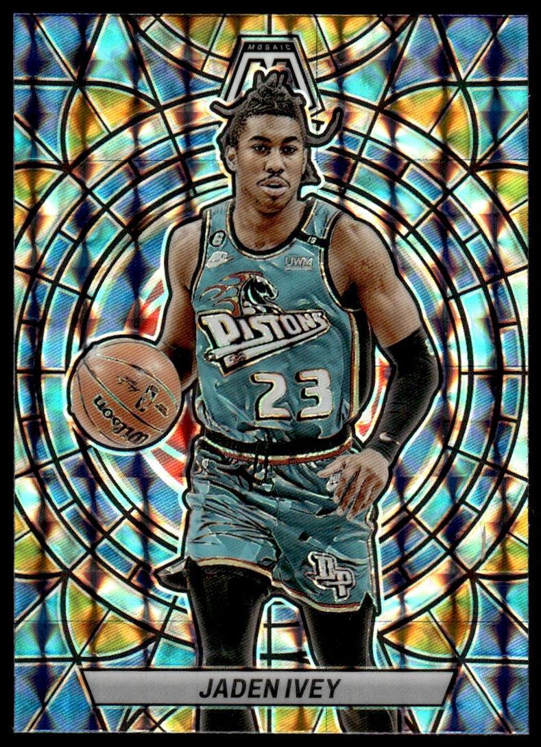 Jaden Ivey 2022 Panini Mosaic Stained Glass Basketball