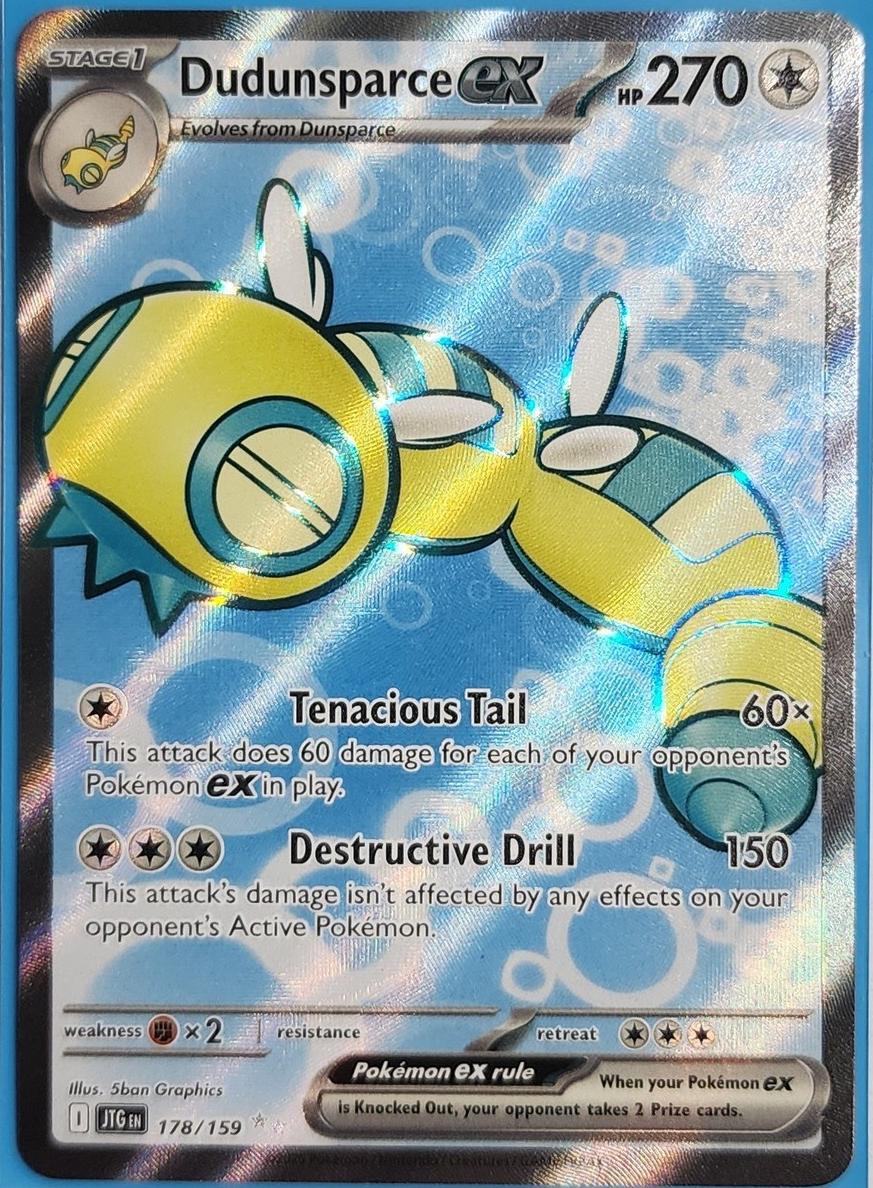 Dudunsparce EX 2025 Pokemon Scarlet & Violet Journey Together
