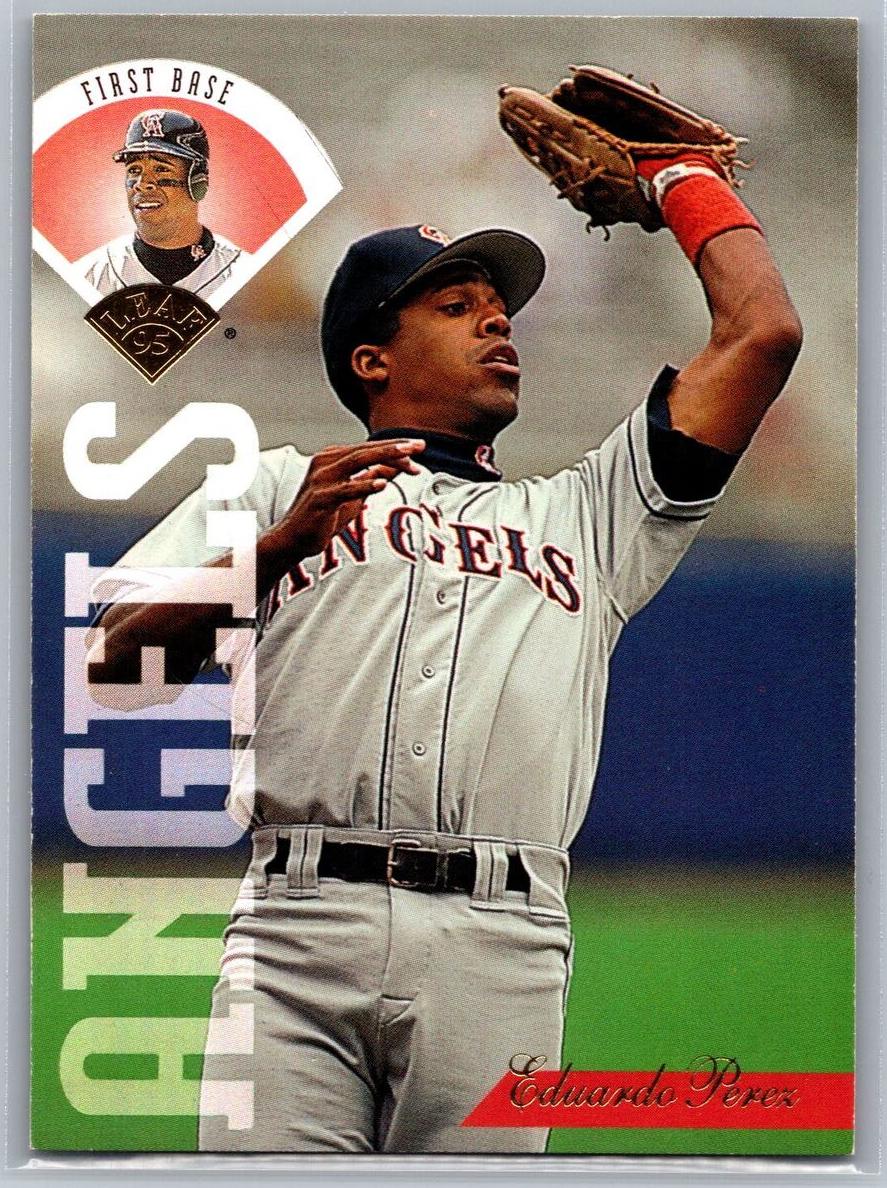 1995 Leaf Eduardo Perez #145 card
