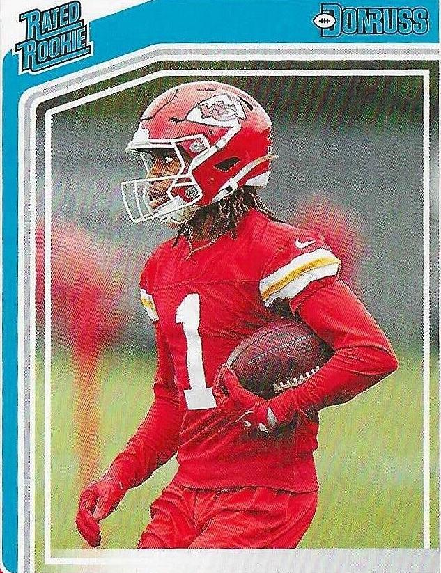 Xavier Worthy 2024 Donruss Football card