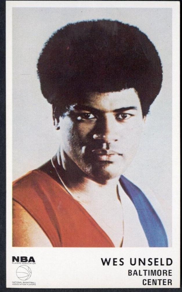 1972 Wes Unseld #NNO