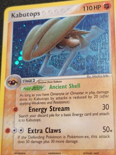 2006 Pokemon Ex Legend Maker-Chinese Holo #7 Kabutops front