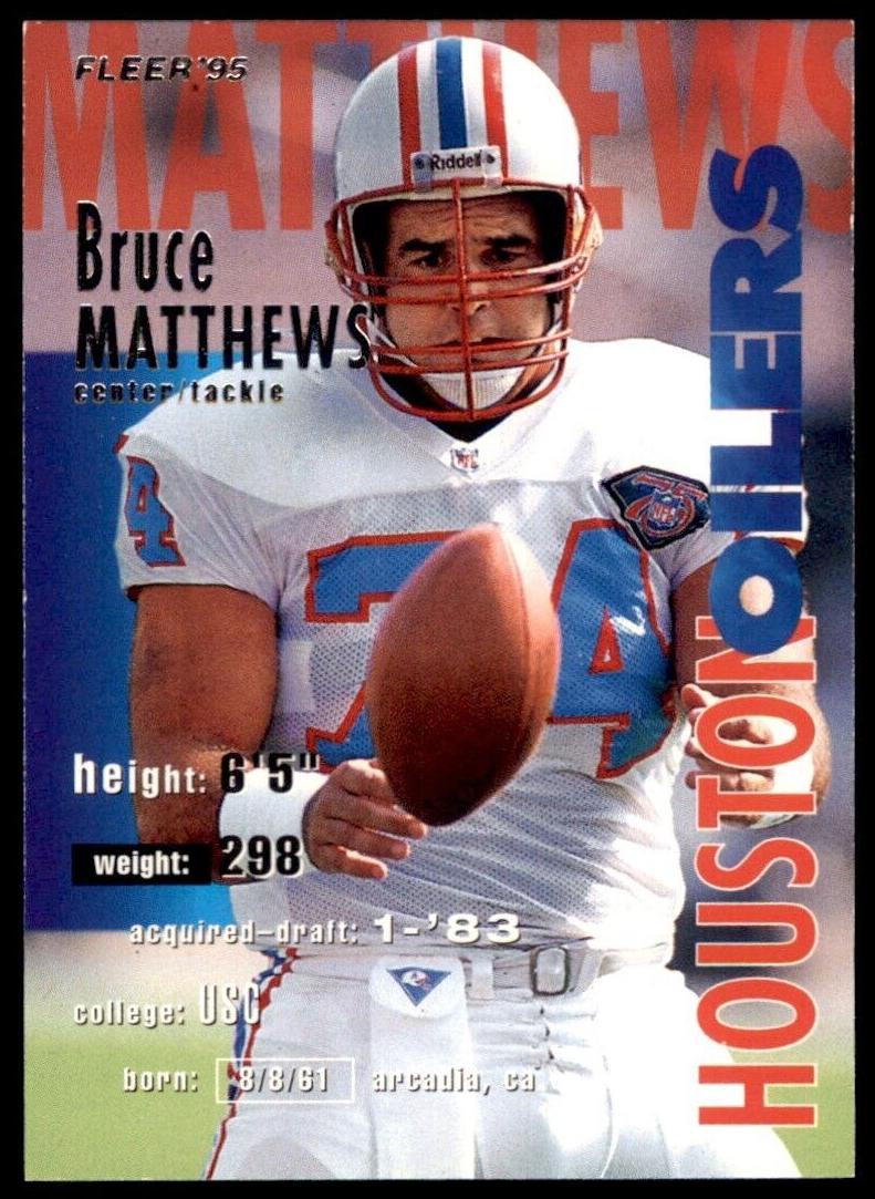 1995 Bruce Matthews #150