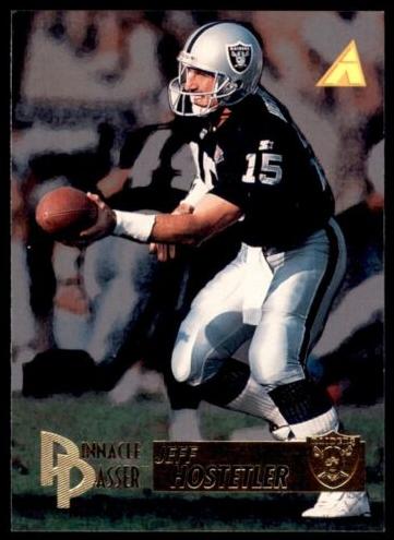 1995 Pinnacle Jeff Hostetler #203 card