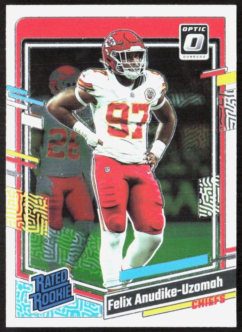 Felix Anudike-Uzomah 2023 Donruss Optic Football card