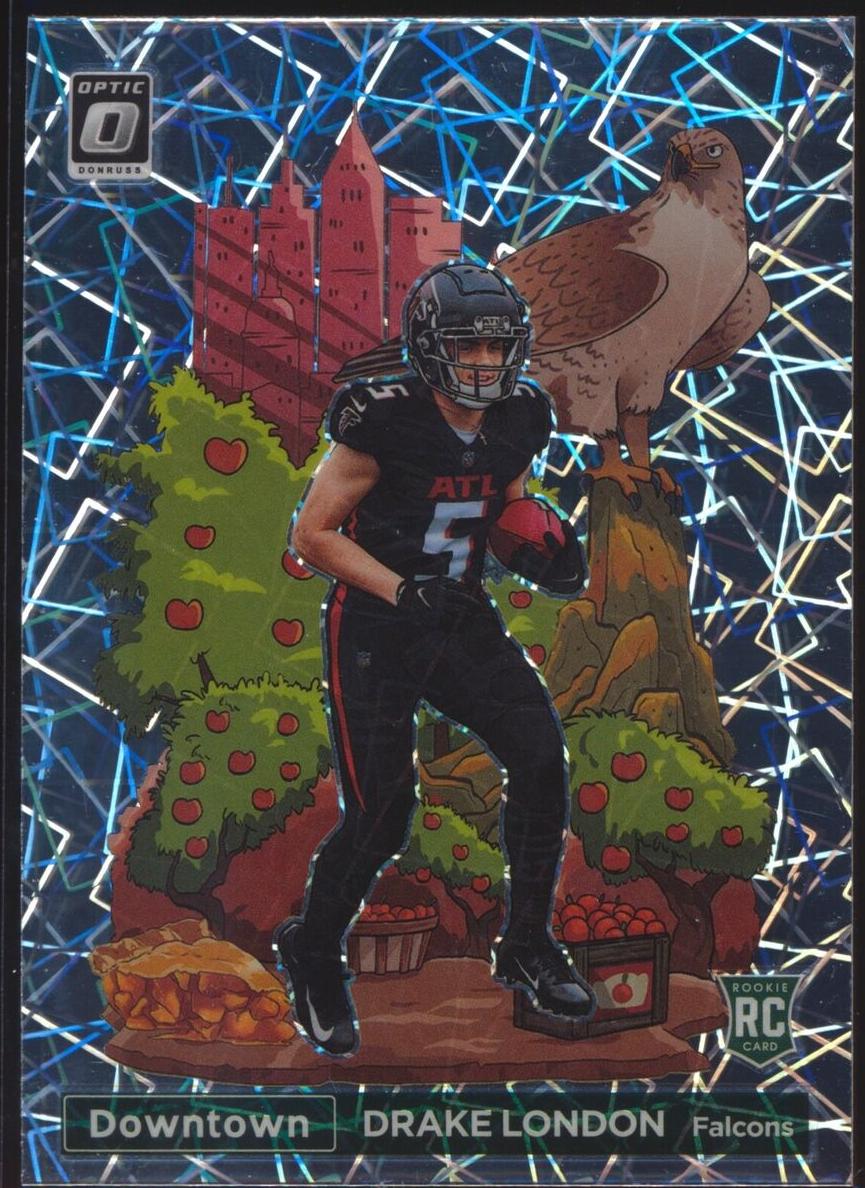 Drake London 2022 Donruss Optic Downtown Football