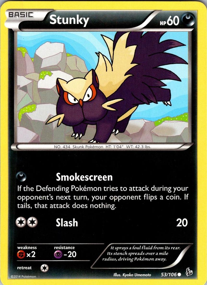 Stunky 2014 Pokemon XY Flashfire