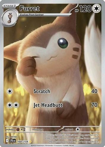 Furret 2025 Pokemon Scarlet & Violet Journey Together