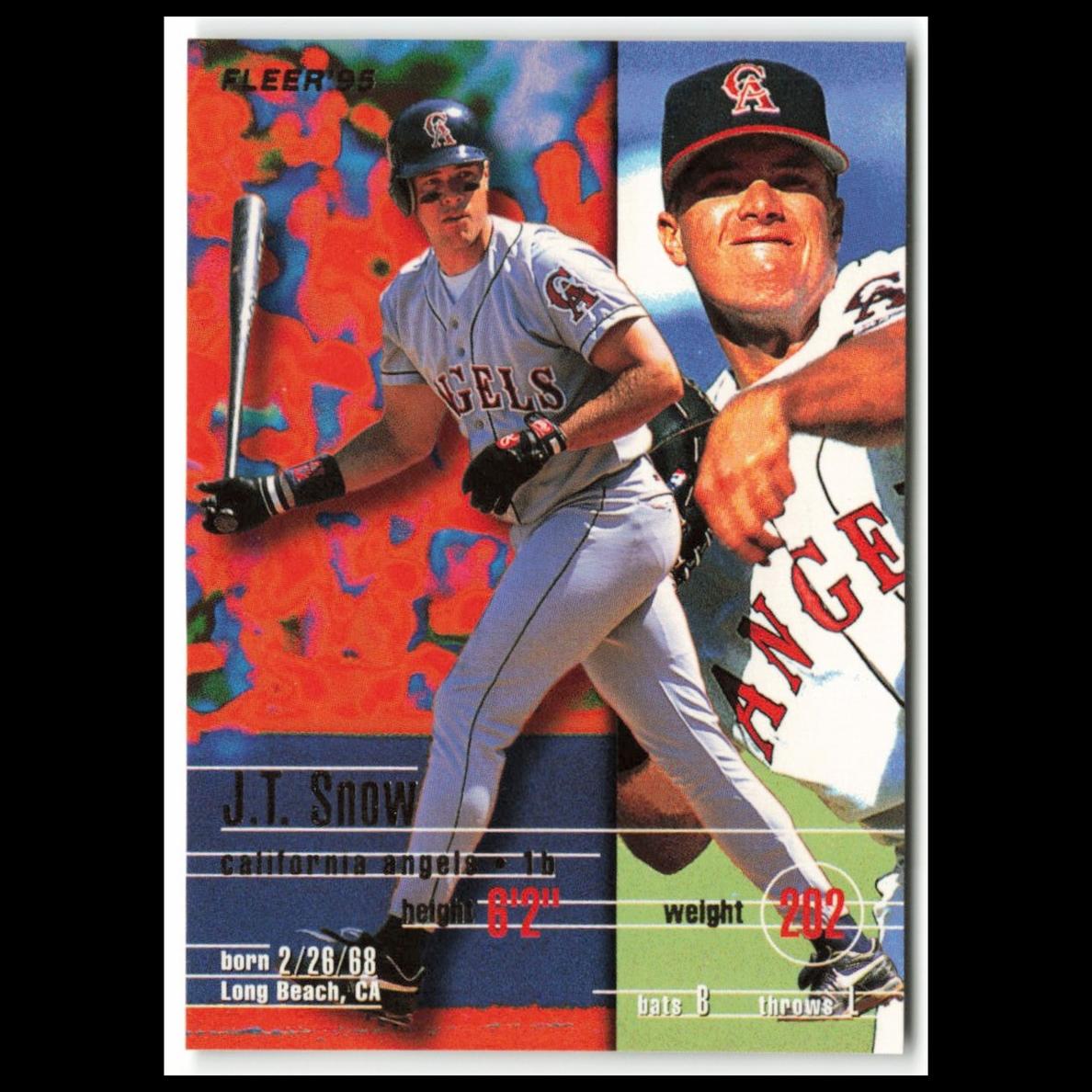 1995 Fleer J.T. Snow #236 card