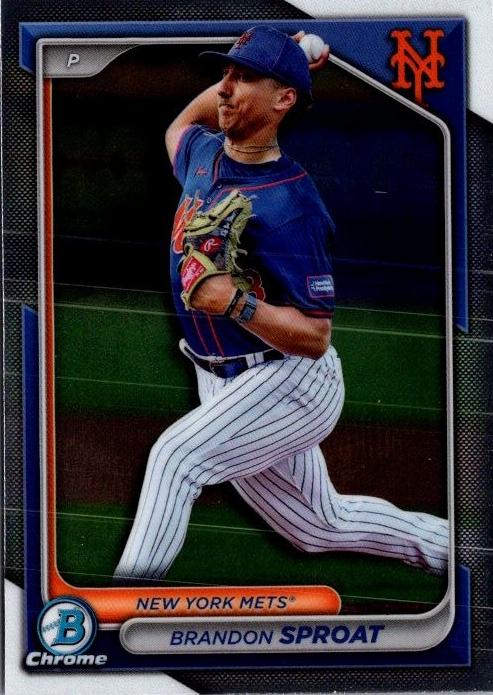 Brandon Sproat 2024 Bowman Draft Chrome card