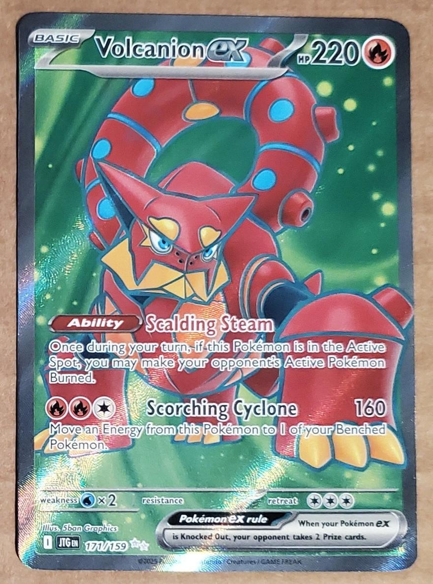 Volcanion EX 2025 Pokemon Scarlet & Violet Journey Together