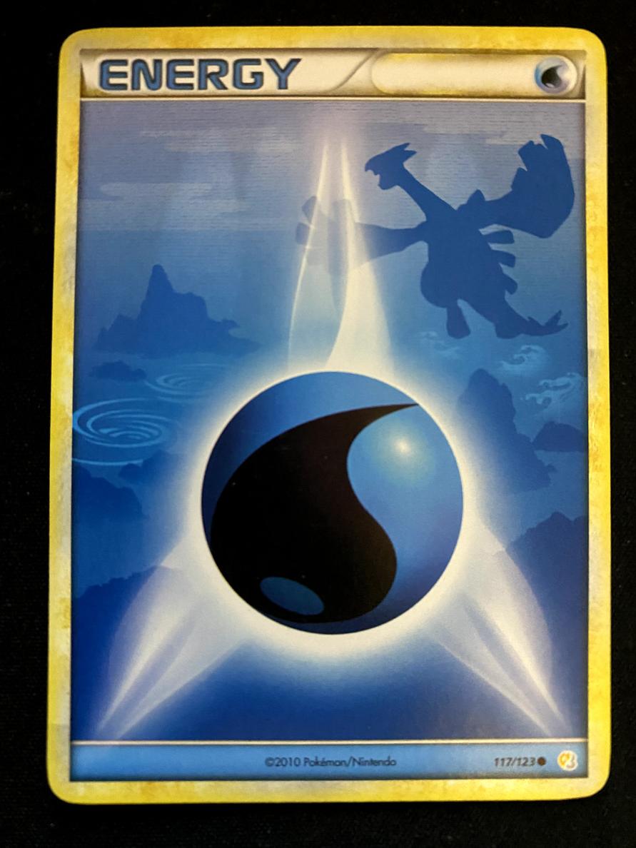 Water Energy 2010 Pokemon HeartGold & SoulSilver