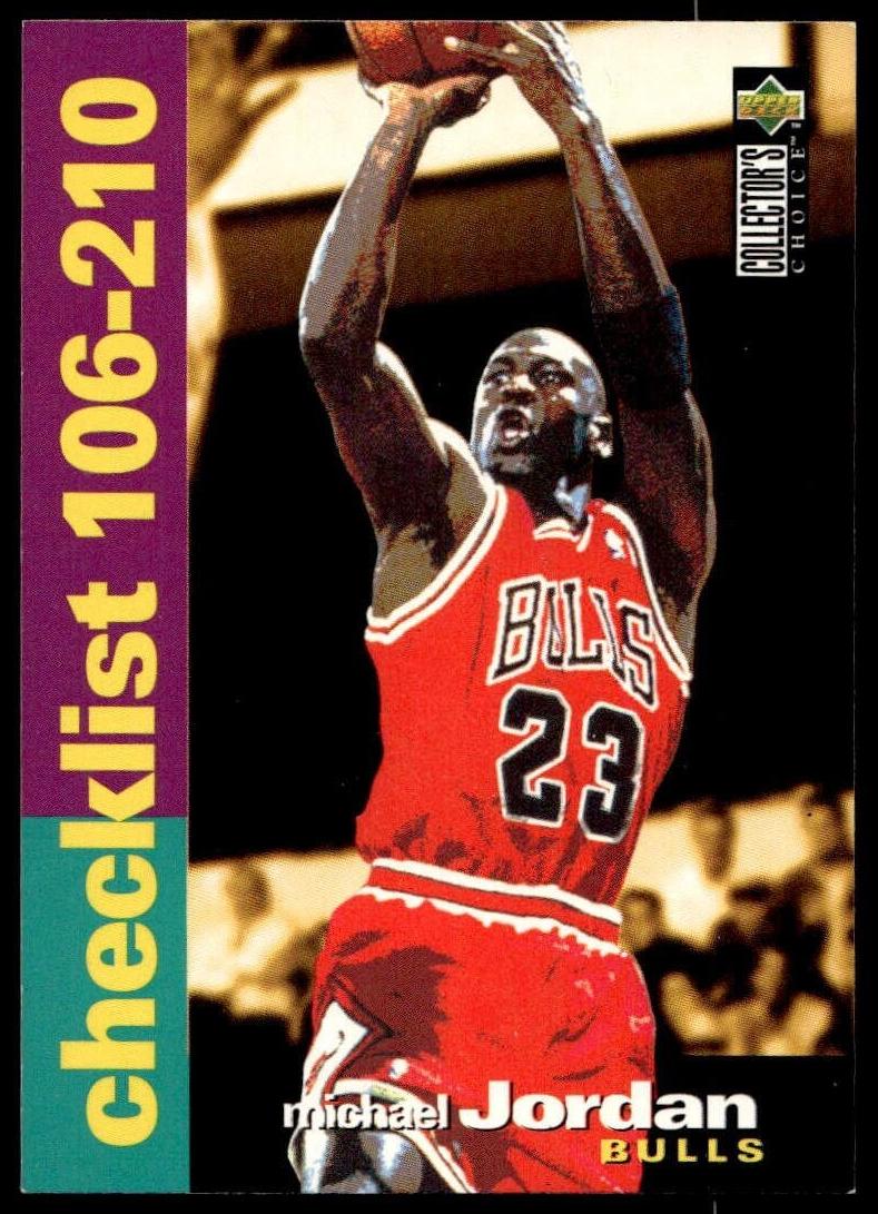 1995 Michael Jordan [Checklist #106-211] #210