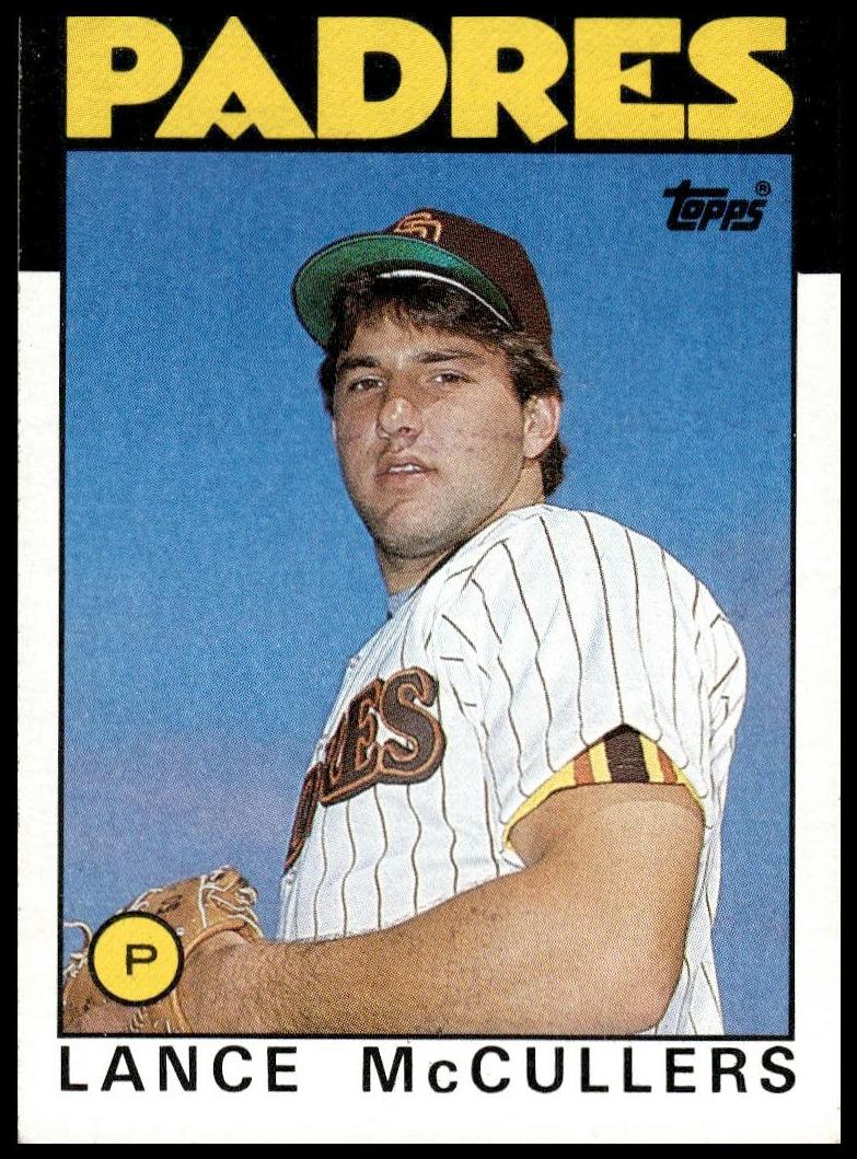 1986 Topps Lance McCullers #44 card