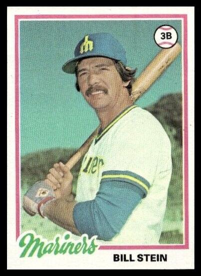 1978 Topps Bill Stein #476 card