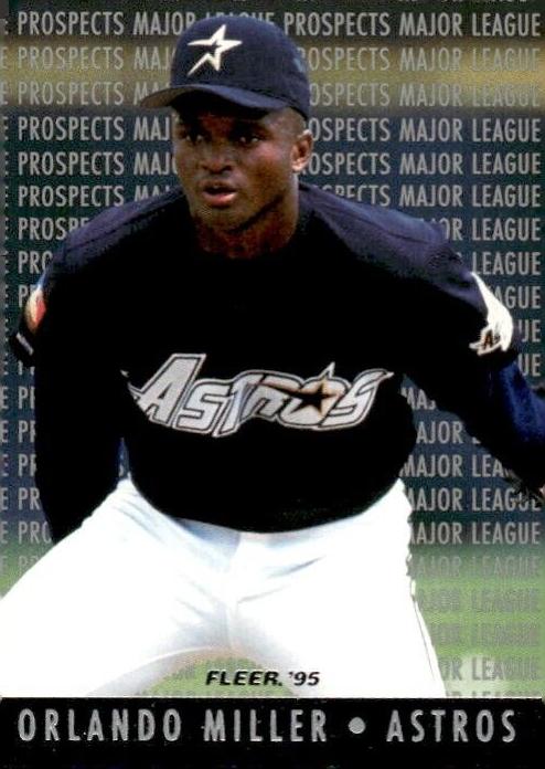 1995 Fleer Orlando Miller #9 card