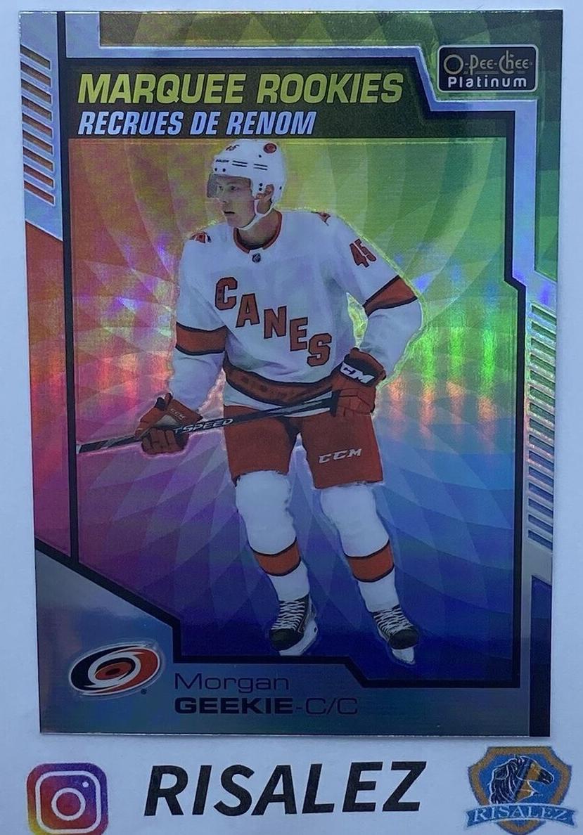 2020 O-Pee-Chee Platinum Morgan Geekie #165 card