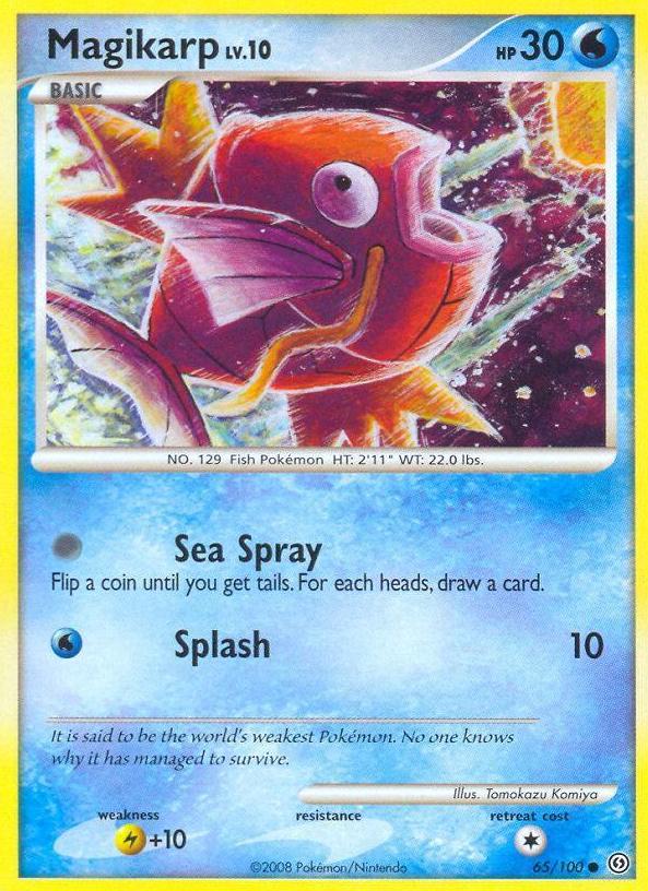 Magikarp 2008 Pokemon Diamond & Pearl Stormfront