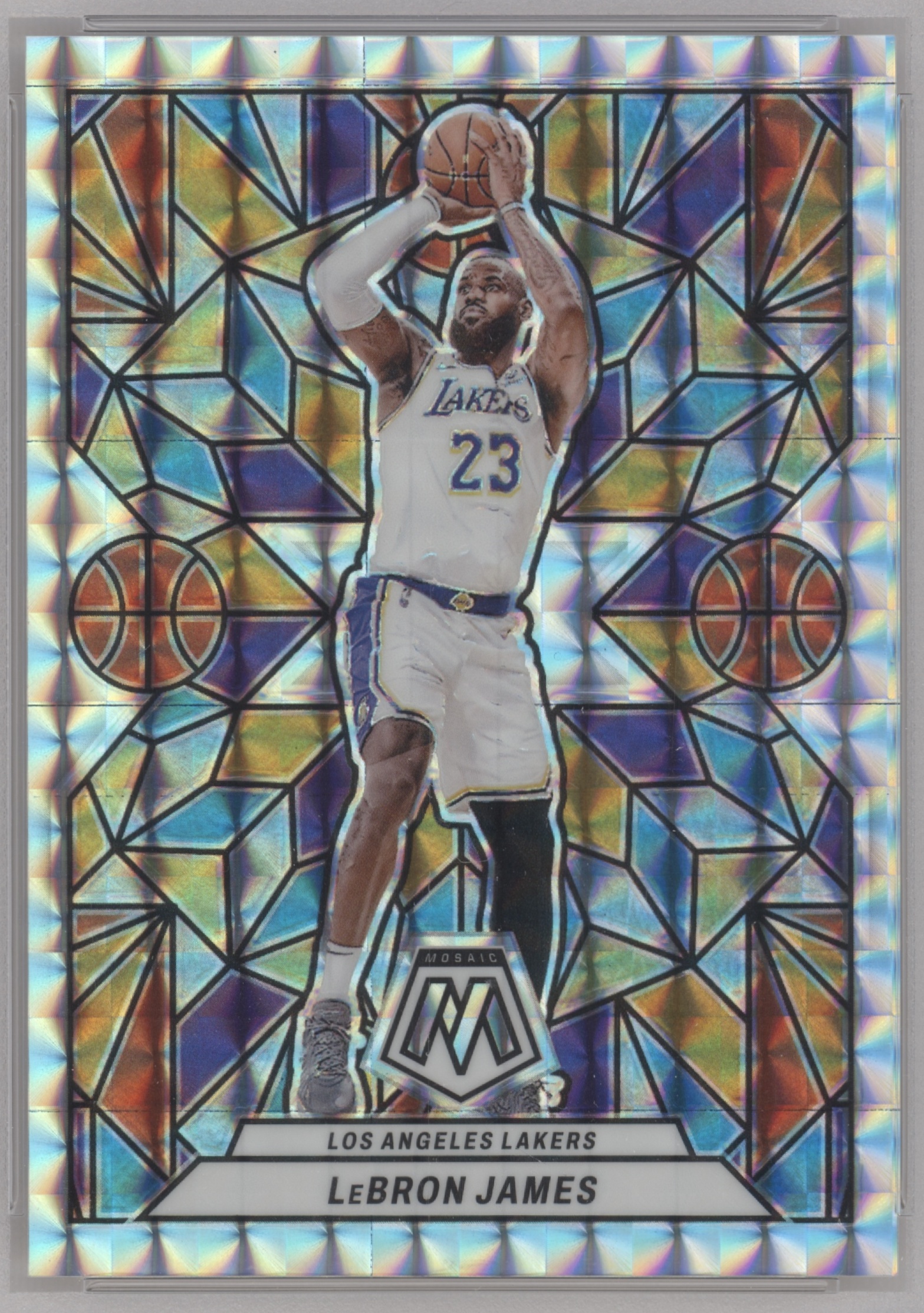 2023 Panini Mosaic #6 LeBron James front