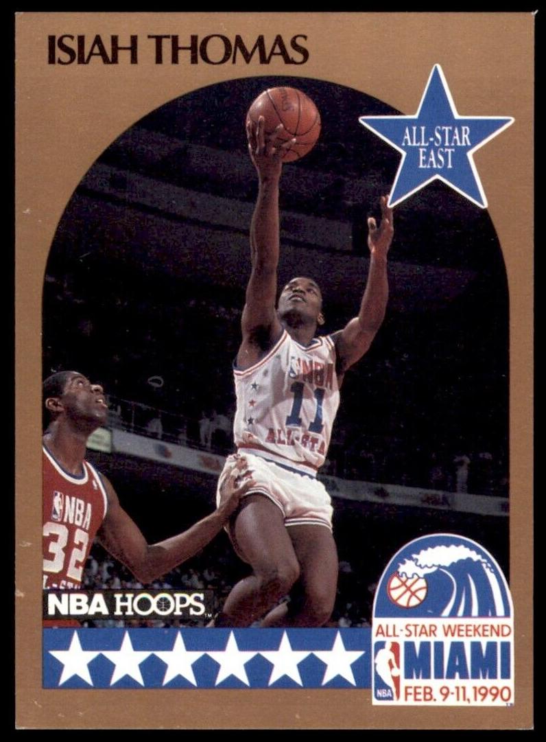 Isiah Thomas 1990 Hoops All-Stars Basketball 11