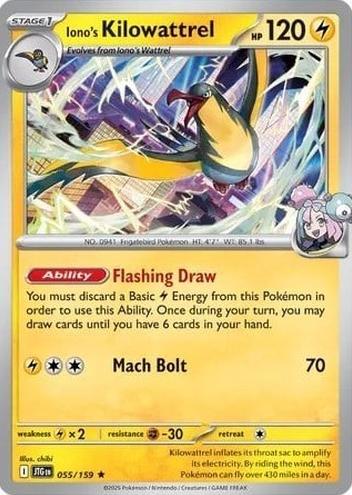 Iono's Kilowattrel 2025 Pokemon Scarlet & Violet Journey Together