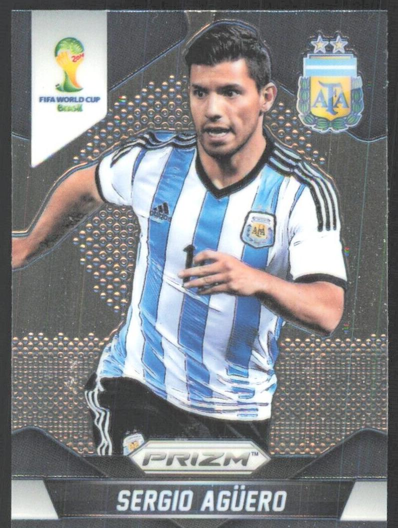 2014 Panini Prizm World Cup Sergio Aguero #13 card