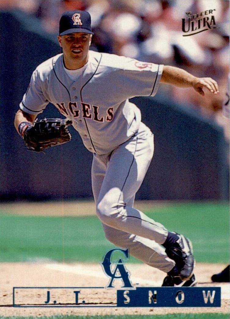 1995 Fleer Ultra J.T. Snow #24 card