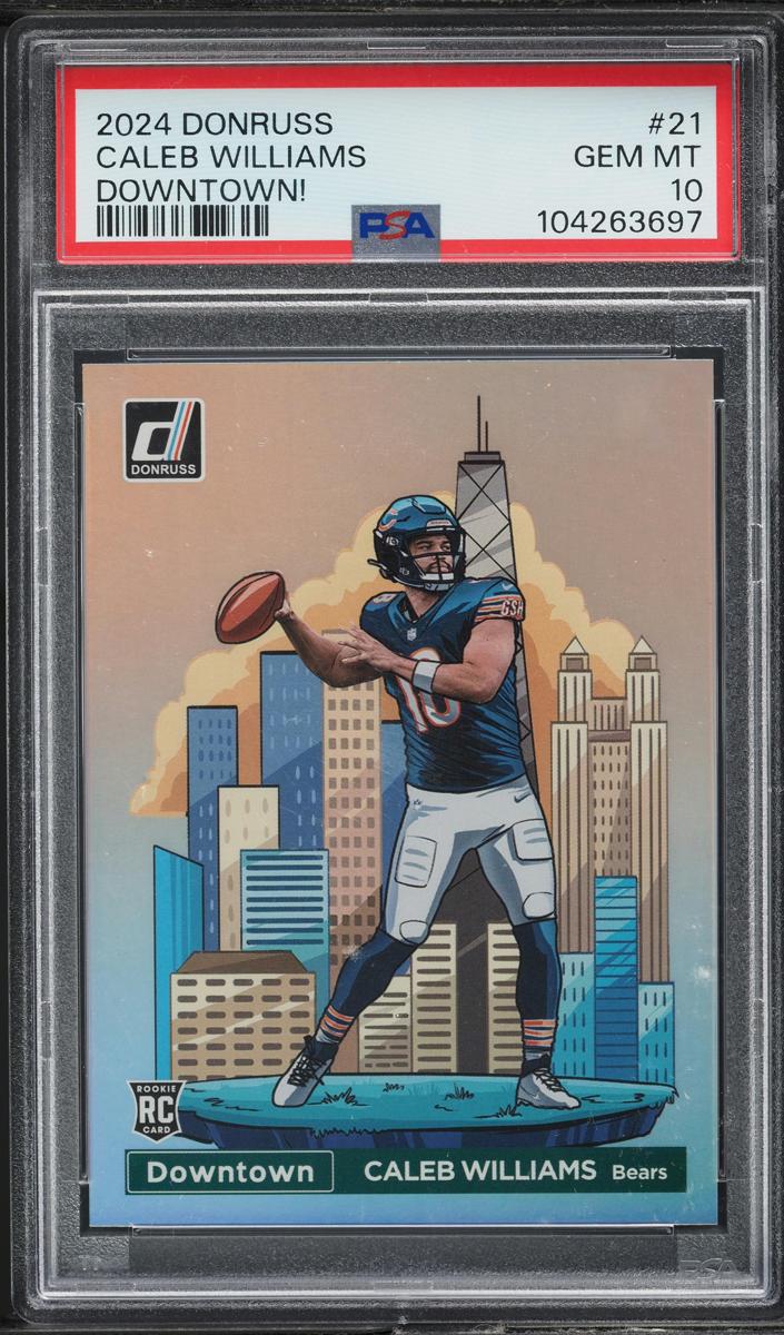 Caleb Williams 2024 Panini Donruss Downtown! Football