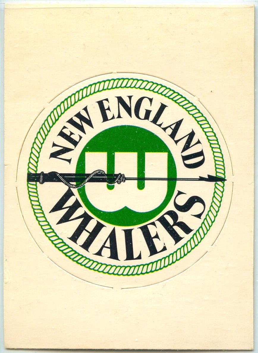1972 New England Whalers #NNO
