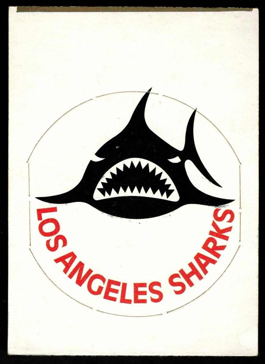 1972 Los Angeles Sharks #NNO