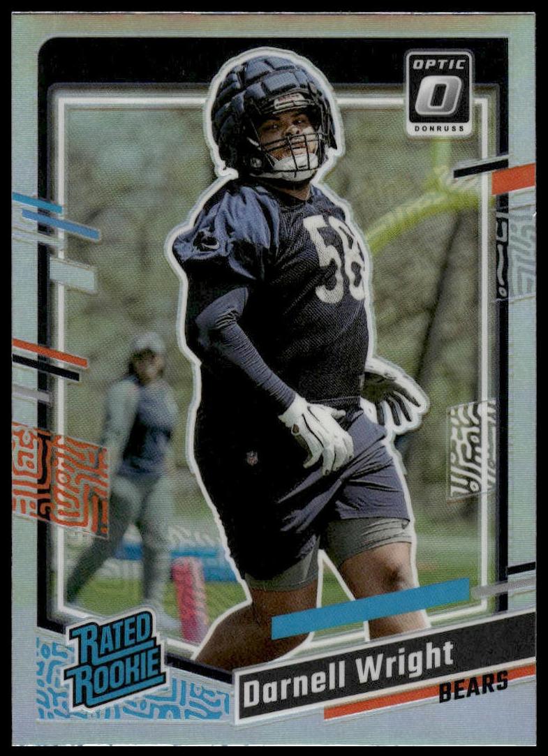 Darnell Wright 2023 Prizm Football card