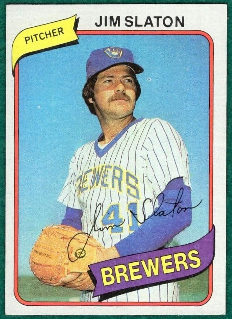 1980 Topps Jim Slaton #24 card