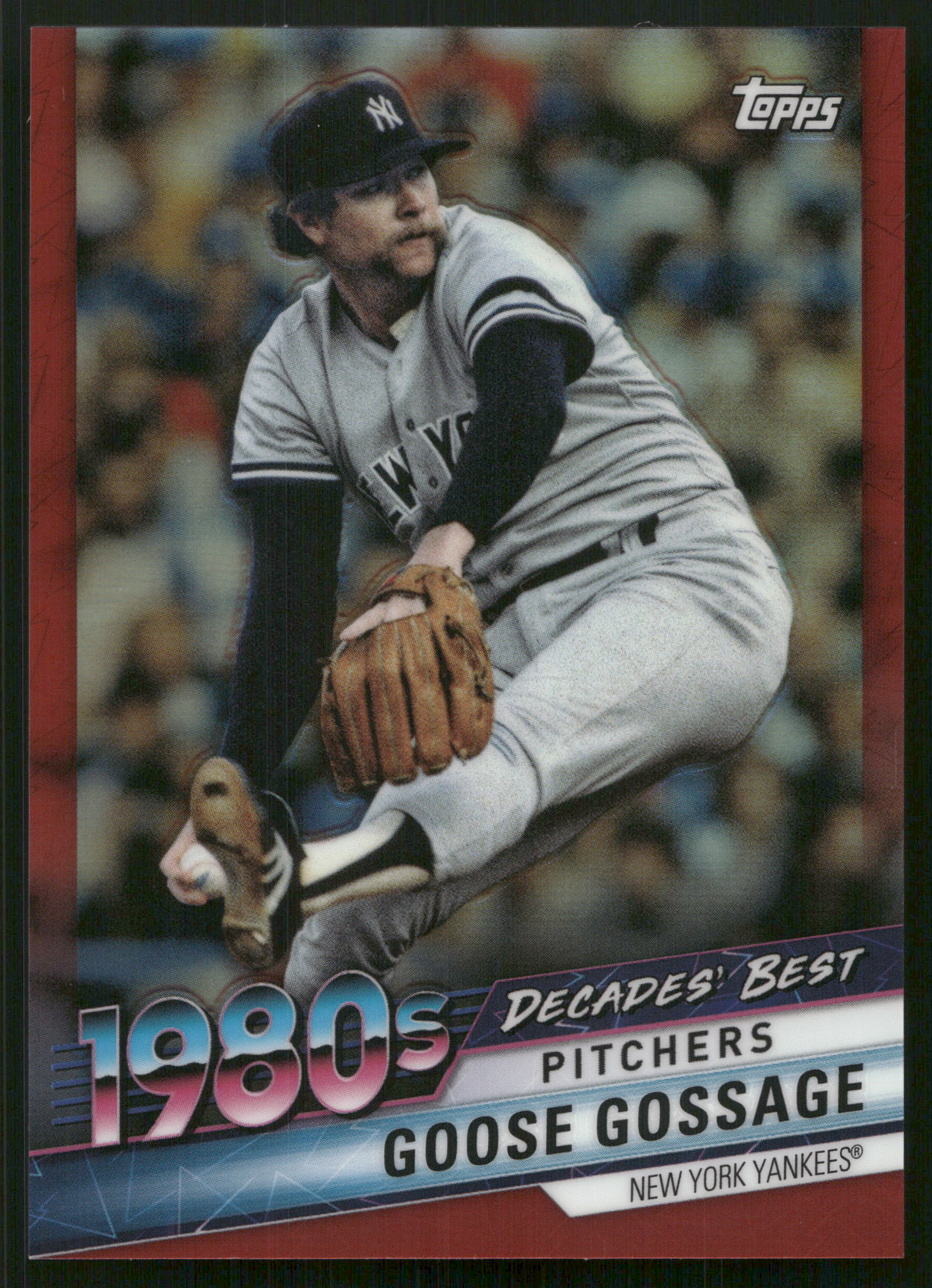 2020 Goose Gossage [Red Refractor] #DBC-68