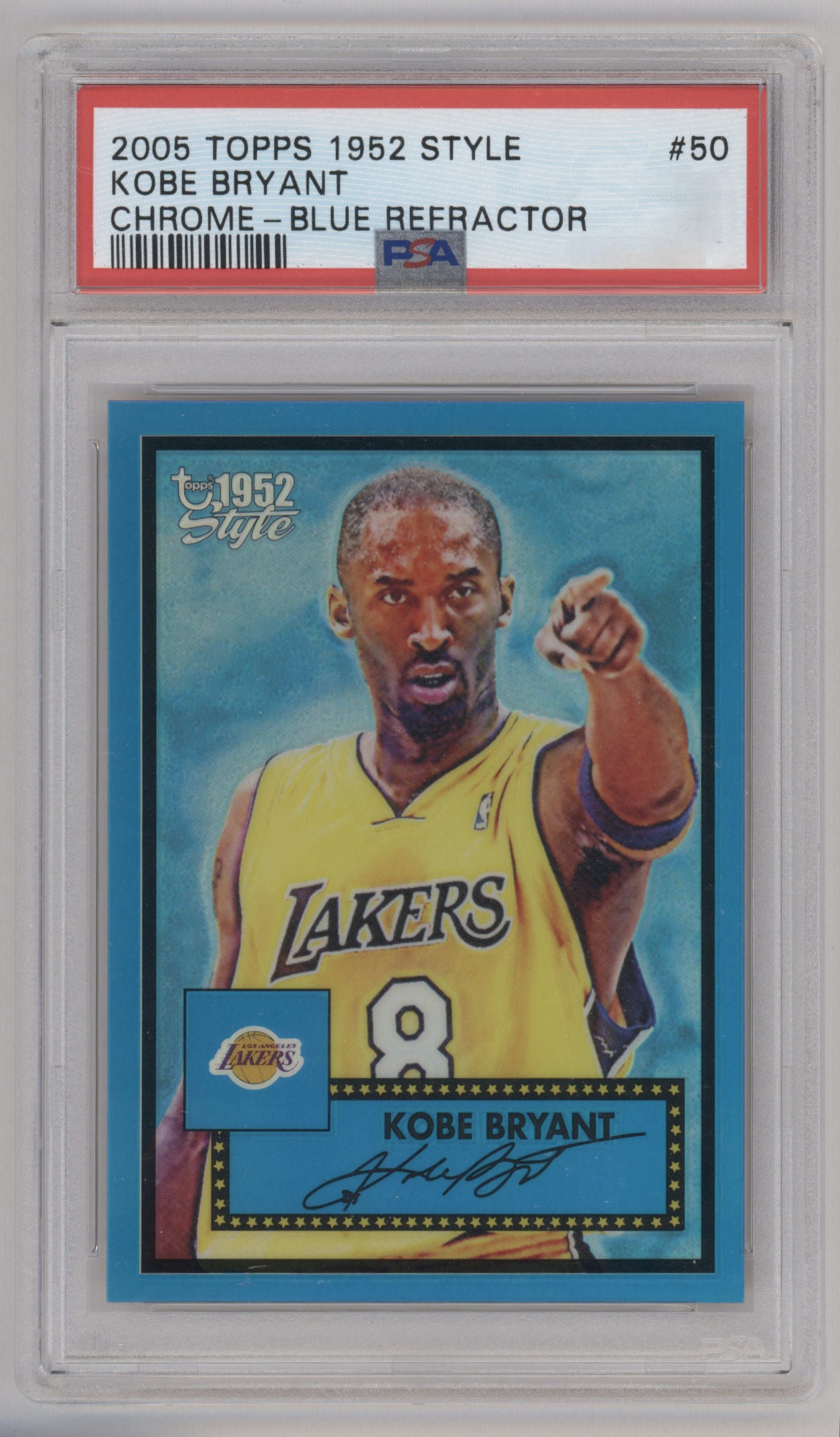 2005 Kobe Bryant [Blue Refractor] #50