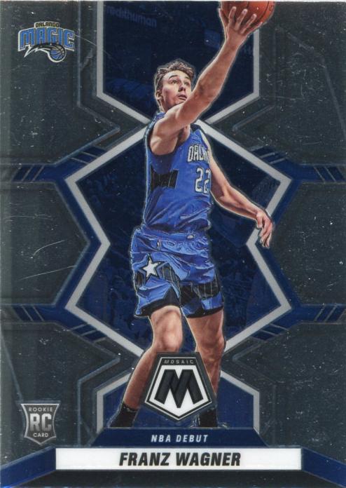 2021 Panini Mosaic WHITE SPARKLE #267 Franz Wagner front