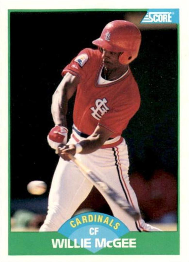 1989 Willie McGee #88