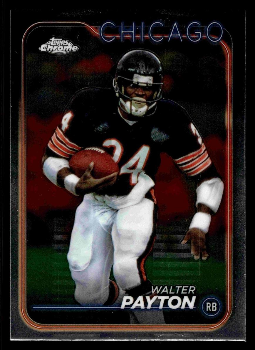Walter Payton 2024 Topps Chrome Football card