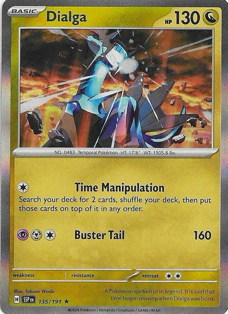 Dialga 2024 Pokemon Scarlet & Violet Surging Sparks