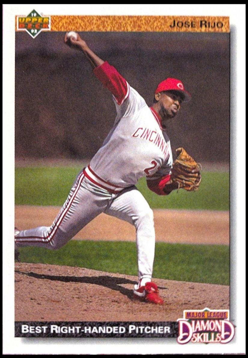 1992 Upper Deck Jose Rijo #712 card